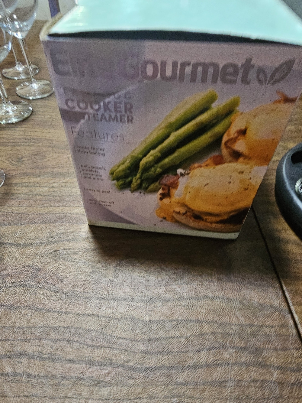 Elite Gourmet Electric Cooker Steamer - Green & White Box